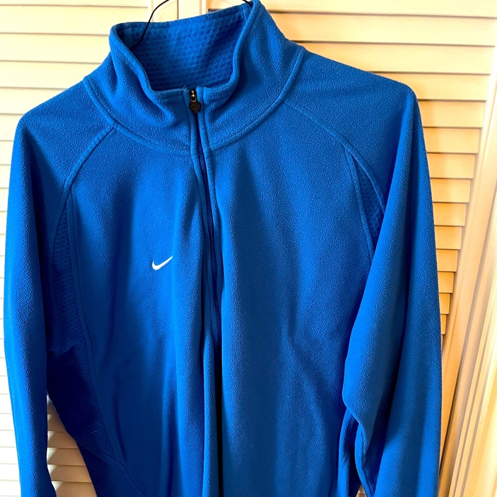 Nike Quarter Zip Fleece - Royal Blue - Size Large